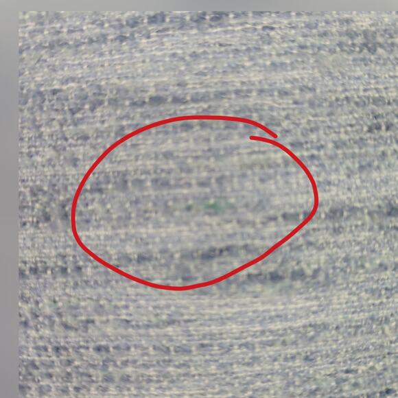 J.Crew Factory Tweed Lady Jacket Light Blue Gold Buttons NWT Size 16 - Picture 10 of 16